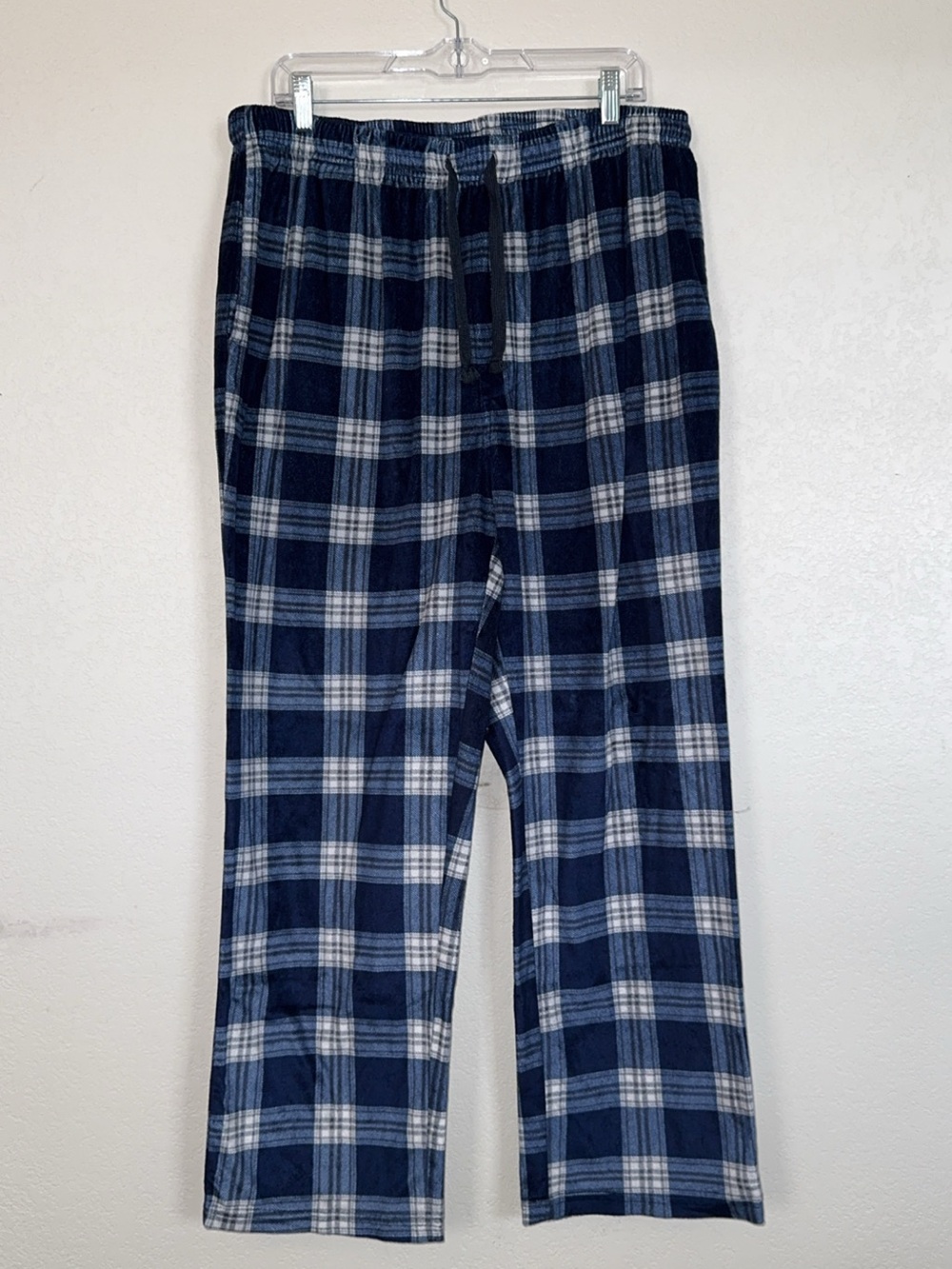 Weatherproof Navy and Gray Plaid Lounge Pants